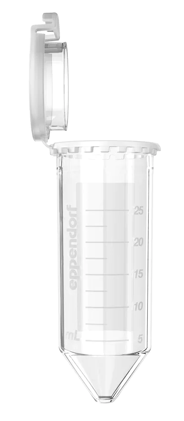 艾本德Eppendorf Conical Tubes 25 mL 帶鎖扣蓋 SnapTec?, 25 mL, 啟動套裝，4  個單離心管架，6  個轉子適配器，轉子孔可容納 50  mL 錐形管, P